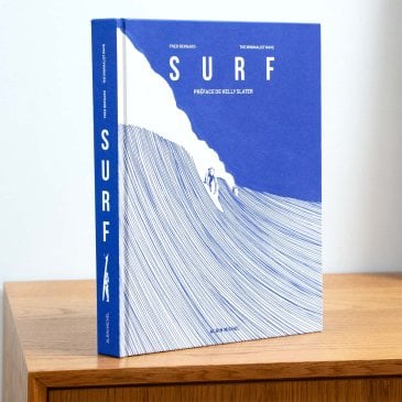 Livre sur la surf avec illustration - Les Raffineurs