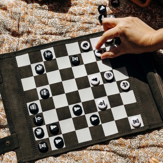 Jeu d’échecs et de dames de voyage - Les Raffineurs