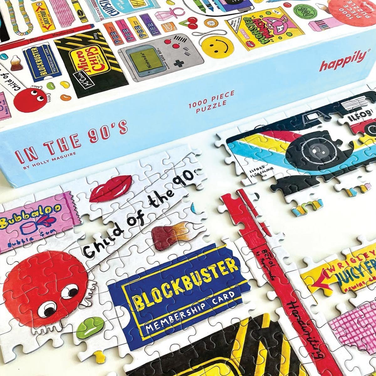 Puzzles thème années 80 et années 90 - Puzzle 1000 pièces