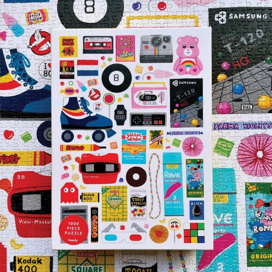 Puzzles thème années 80 et années 90 - Puzzle 1000 pièces