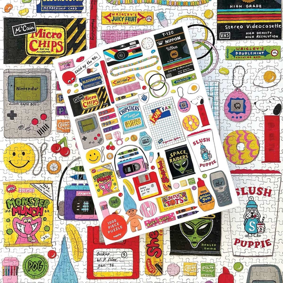 Puzzles thème années 80 et années 90 - Puzzle 1000 pièces