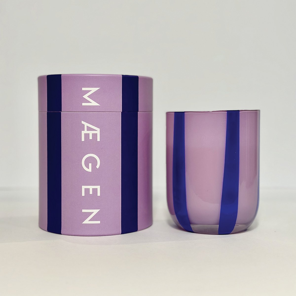 Bougie rayée parfumée réutilisable - Parfums originaux - Les Raffineurs