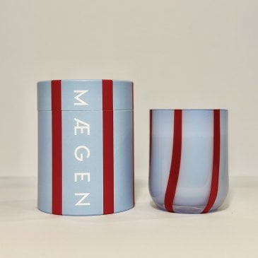 Bougie rayée parfumée réutilisable Image 42110