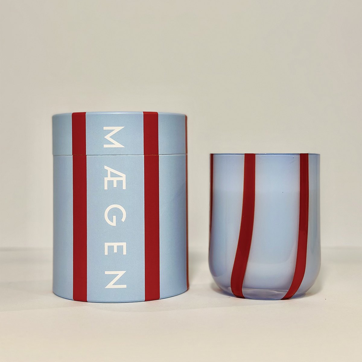 Bougie rayée parfumée réutilisable - Parfums originaux - Les Raffineurs