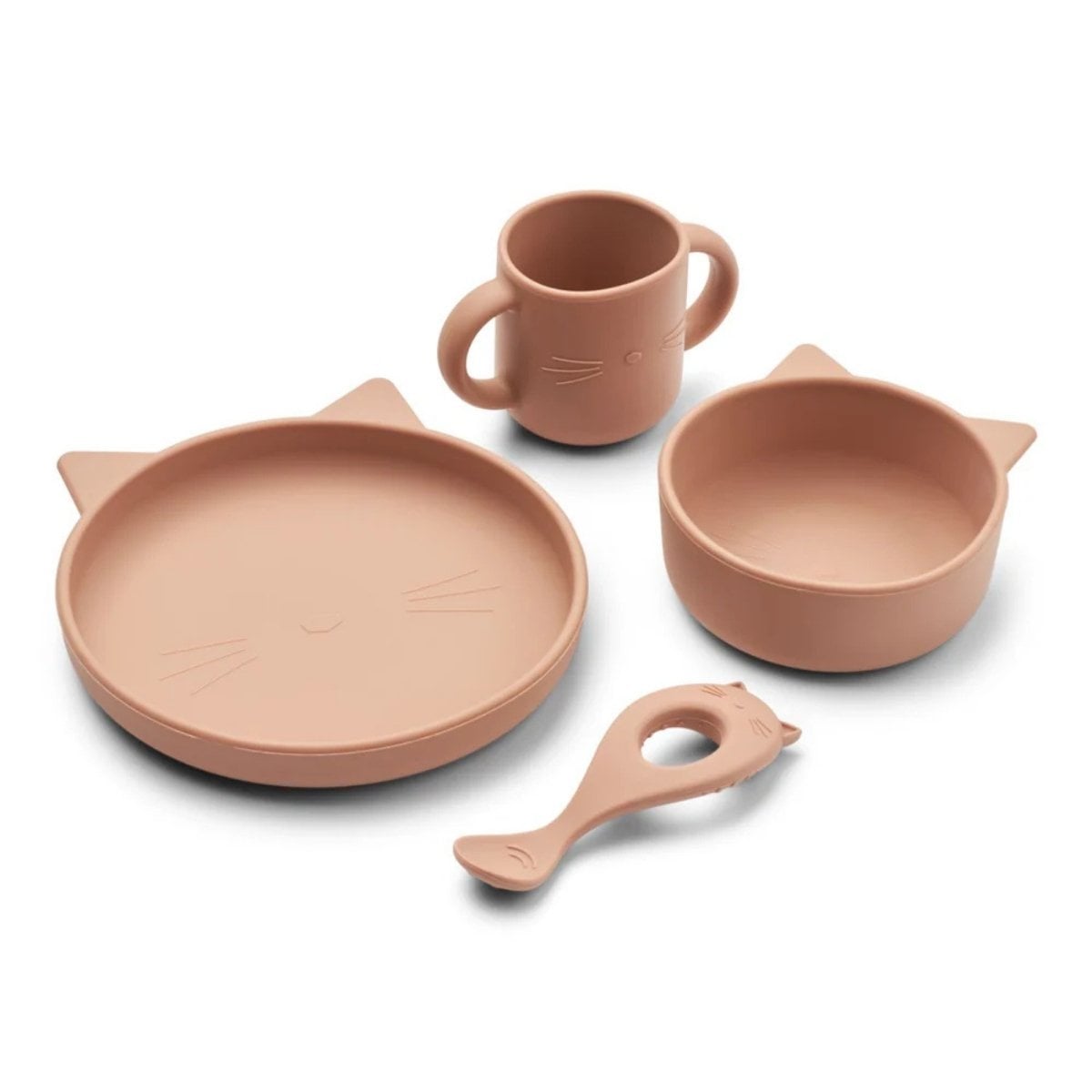 Set de vaisselle en silicone Liewood - Liewood - Rose - Silicone (Liewood) - Couverture