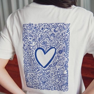 T-shirt motif coeur - Les Raffineurs