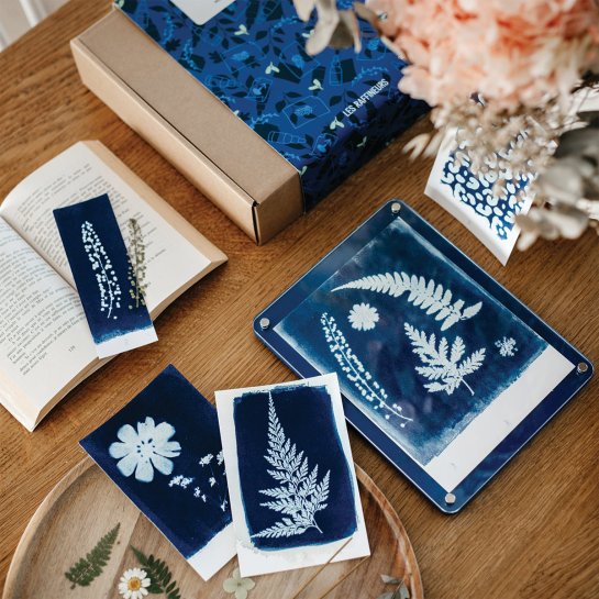 Kit DIY cyanotype – idée cadeau femme créatif et original
