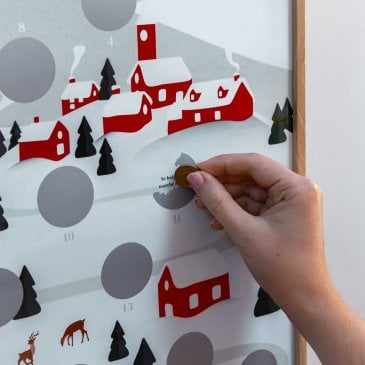 Calendrier de l'Avent famille à gratter (image 2)