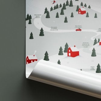 Calendrier de l’Avent à gratter famille - 24 défis surprises - Idée cadeau Noël original et activité enfants parents