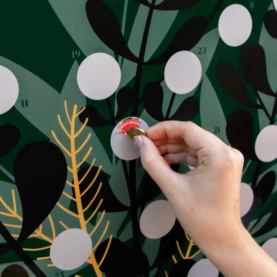 Calendrier de l’Avent couple à gratter - 24 défis amoureux - Idée cadeau Noël couple pour partager des moments à deux