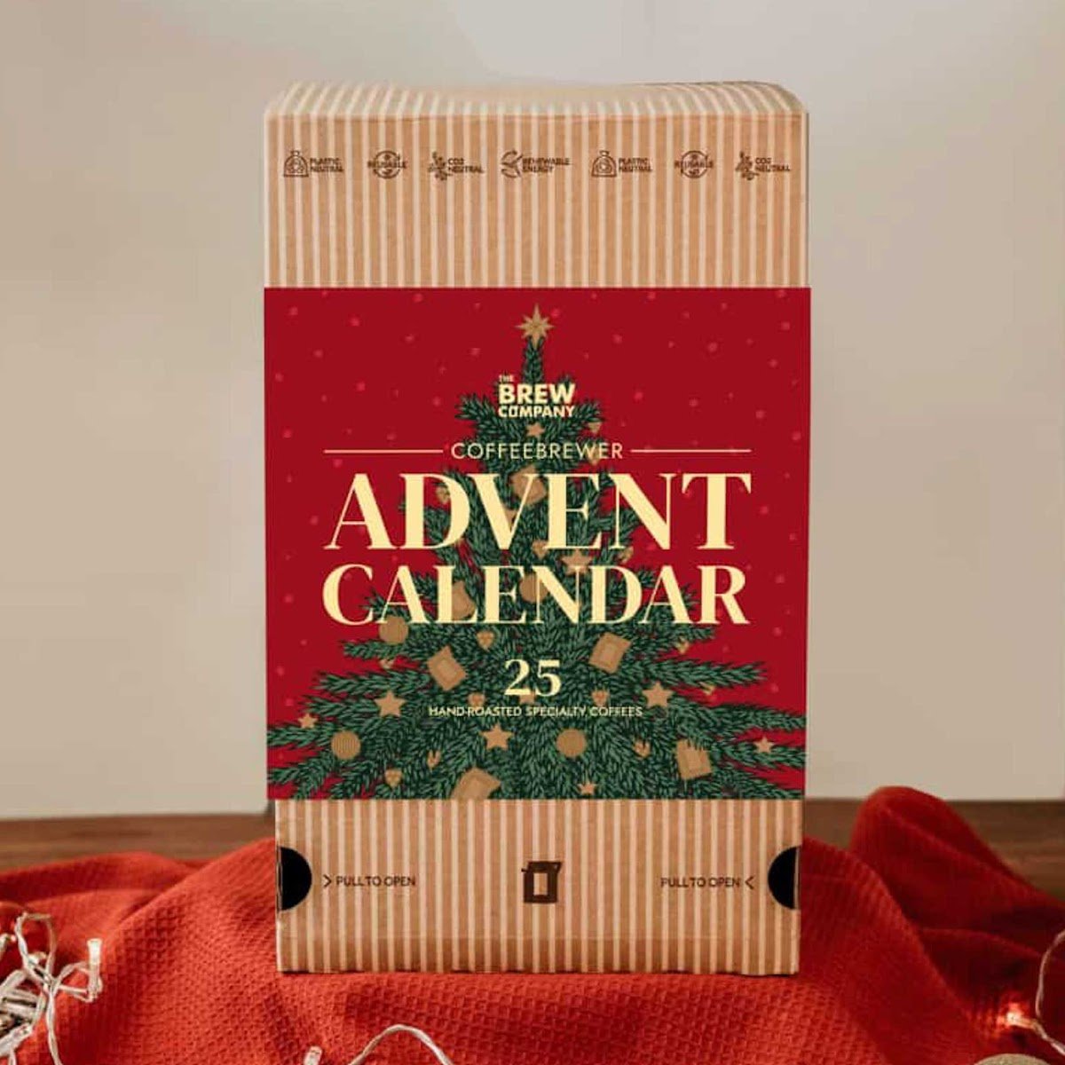 Calendrier de l’Avent café bio - 25 cafés du monde à infuser - Idée cadeau Noël original pour amateurs de café