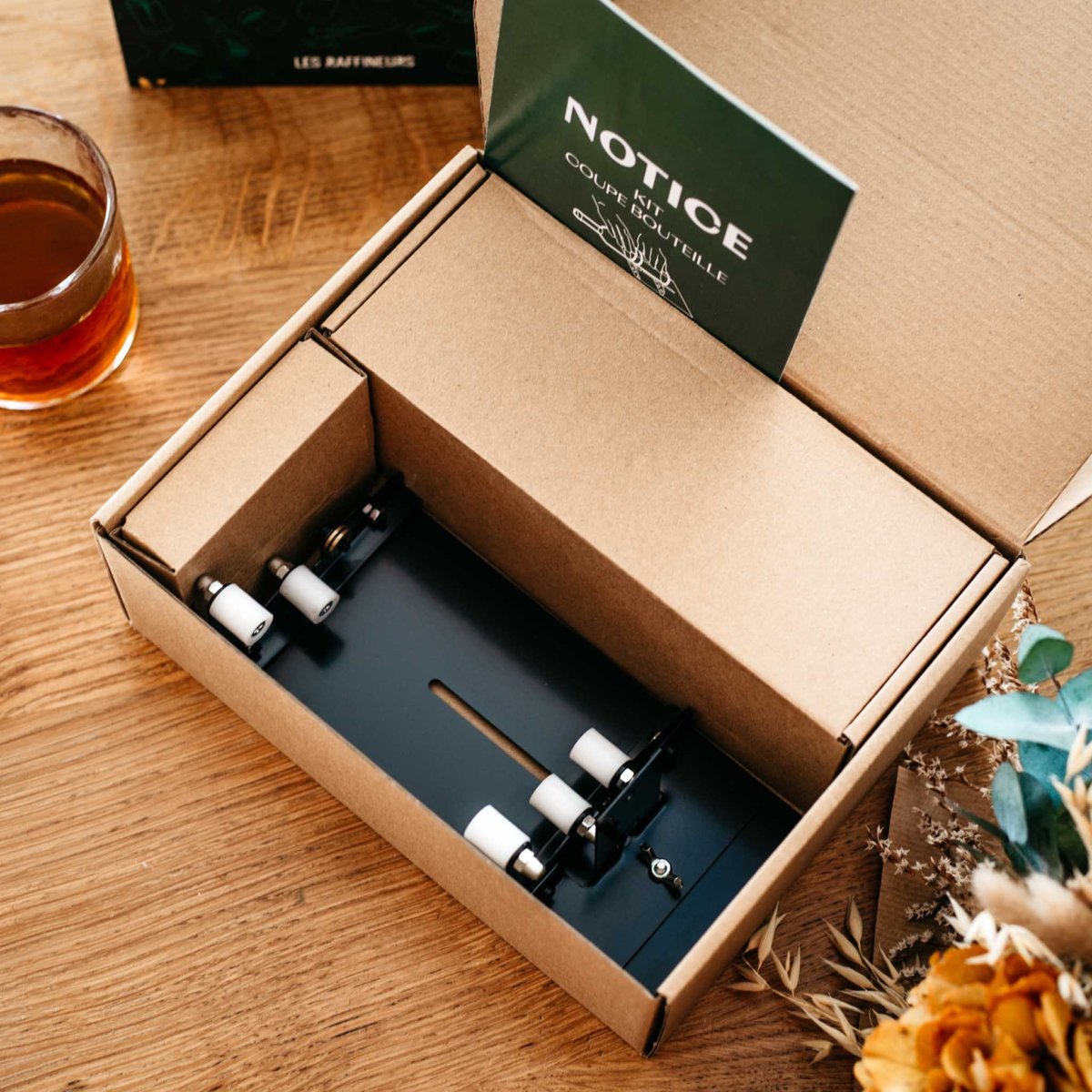 Kit DIY découpe bouteille - cadeau DIY - Activité créative et déco : recyclage bouteilles en vases, verres