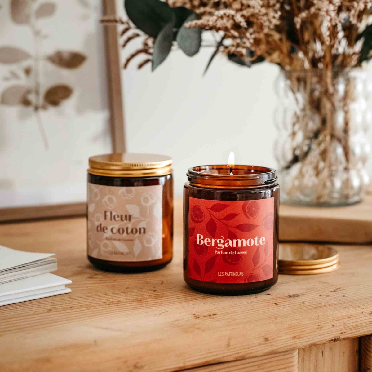 Kit DIY bougie parfumée – idée cadeau femme créatif