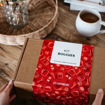 Coffret cadeau bougies DIY écoresponsable à fabriquer soi-même