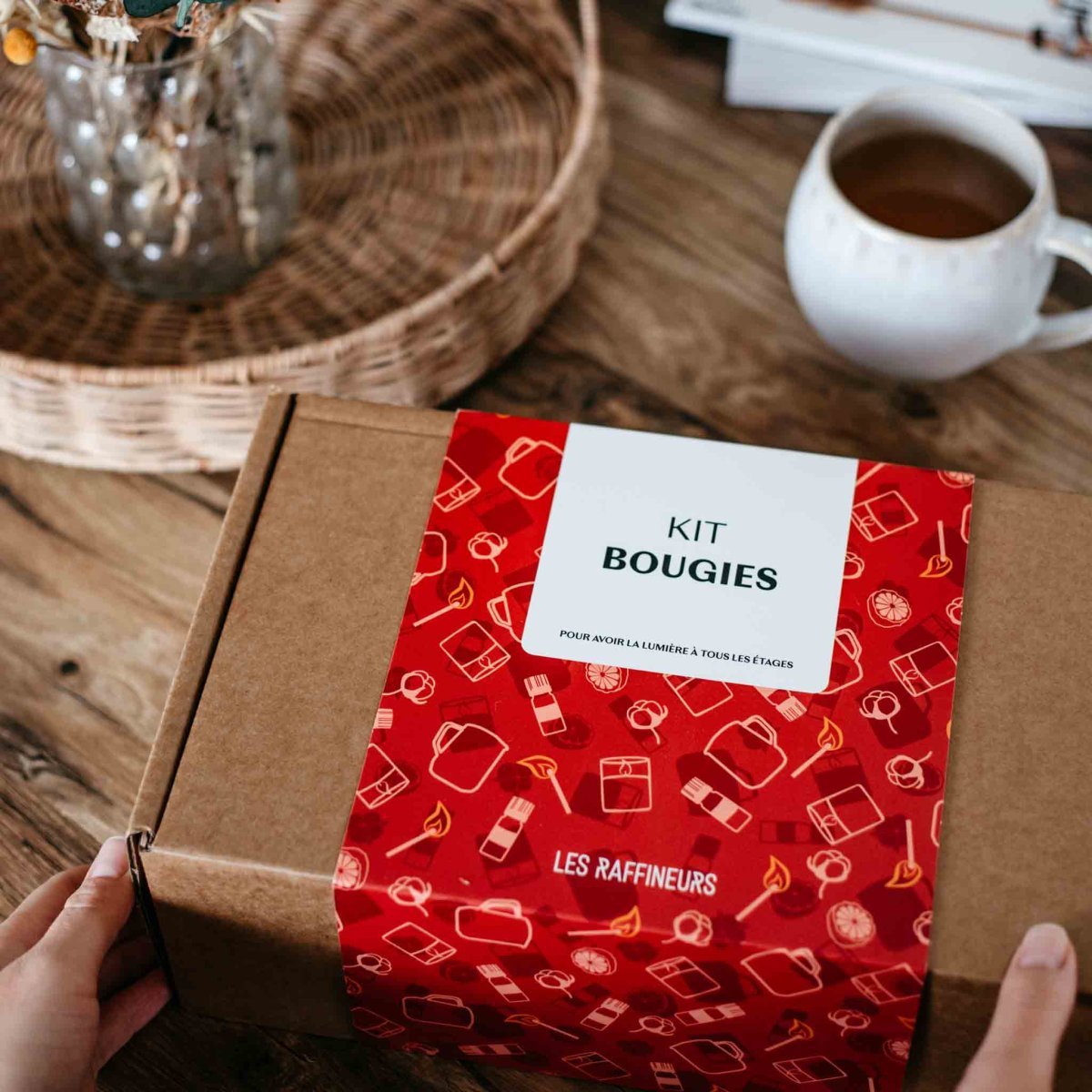 Coffret cadeau bougies DIY écoresponsable à fabriquer soi-même
