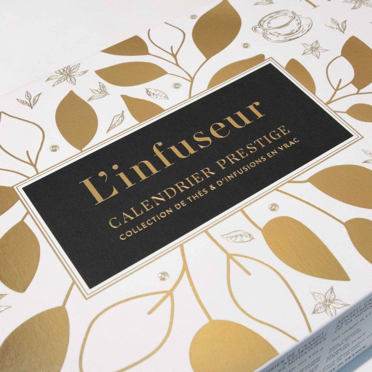 Calendrier de l’Avent thé et infusions bio - 24 douceurs signées L’Infuseur - Idée cadeau Noël original fabriqué en France