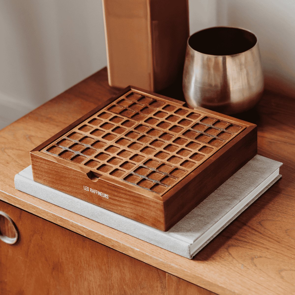 Jeu Sudoku en bois – 24 grilles incluses – Idée cadeau Noël original amateur de jeux de société - Okuri Les Raffineurs
