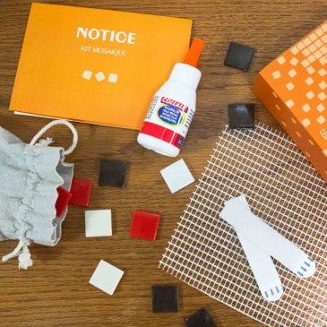 Kit DIY mosaïque Sapin – activité créative de Noël à offrir ou à réaliser soi-même (image 2)