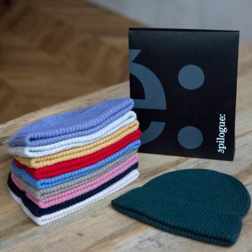 Bonnet en laine rose - Les Raffineurs (image 2)