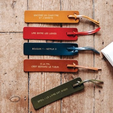 Marque-pages en cuir originaux