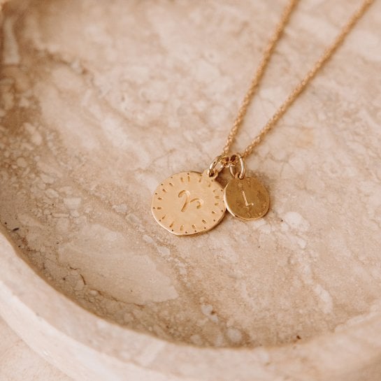 Collier signe astrologique Bélier – pendentif astro en laiton doré