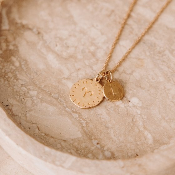 Collier signe astrologique Bélier – pendentif astro en laiton doré