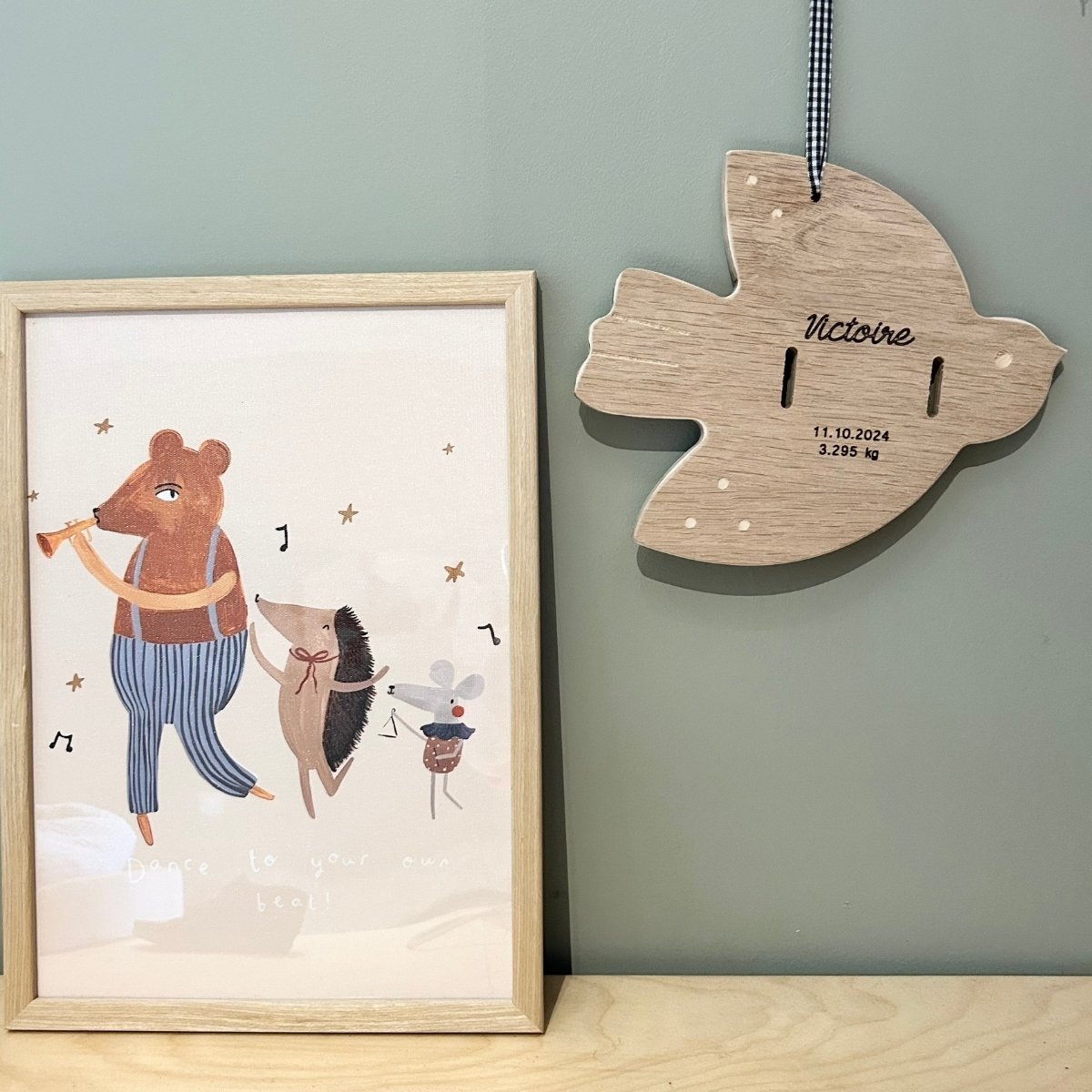 Support bracelet de naissance personnalisé - Les Raffineurs