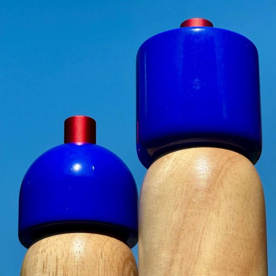 Moulin à sel et poivre – Bois d’hévéa et céramique – Design élégant pour cuisine raffinée