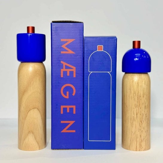 Moulin à sel et poivre – Bois d’hévéa et céramique – Design élégant pour cuisine raffinée