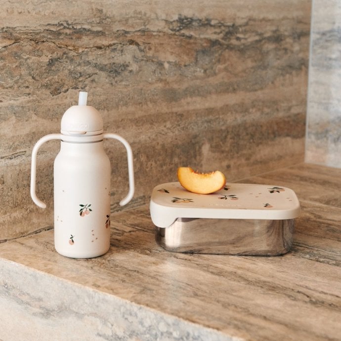 Boîte à goûter Liewood Arthur - Lunchbox inox avec couvercle silicone souple - 900 ml - Trois compartiments pratiques