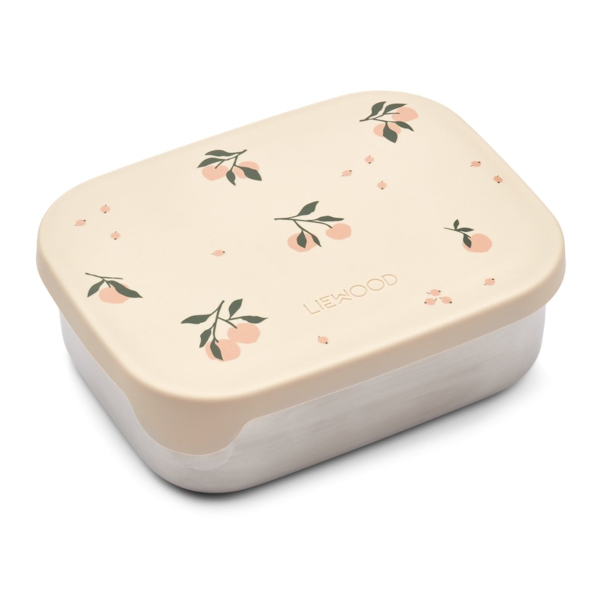 Boîte à goûter Liewood Arthur - Lunchbox inox avec couvercle silicone souple - 900 ml - Trois compartiments pratiques - Silicone (Liewood) - Image 2