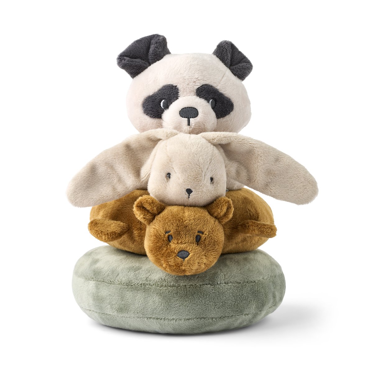 Peluches à empiler Liewood – Jouet d’éveil bébé dès 1 an – Tour d’animaux douce pour motricité et éveil sensoriel