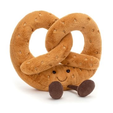 Cadeau original peluche Jellycat Amuseable Pretzel pour tous âges