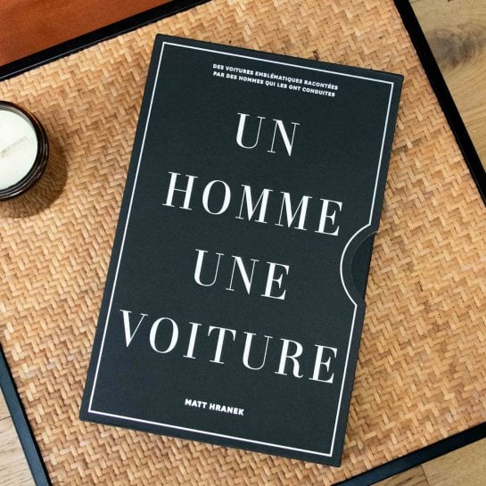 Livre Un homme, une voiture – idée cadeau raffinée pour passionné d’automobiles