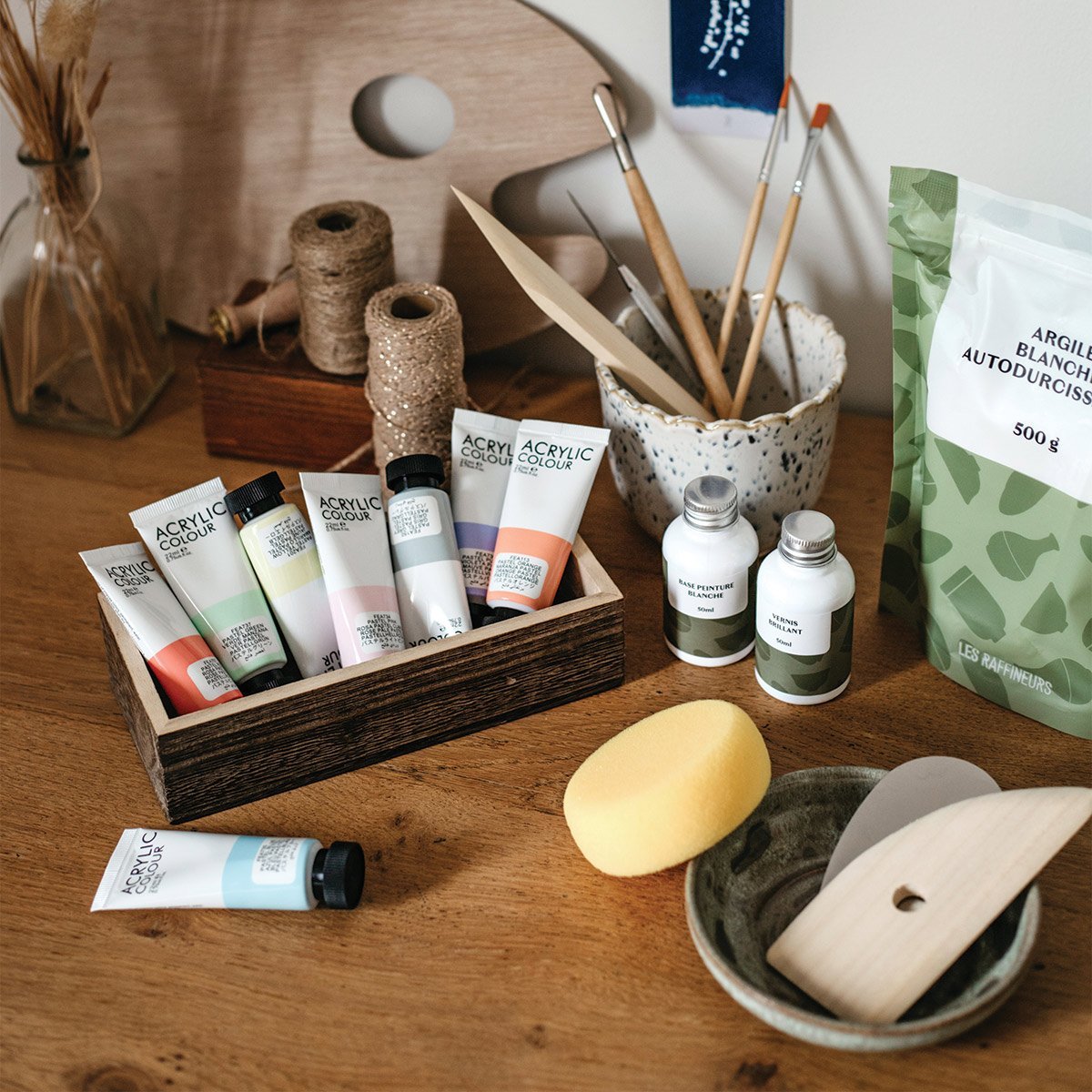 Cadeau DIY poterie – créer et peindre ses objets en argile