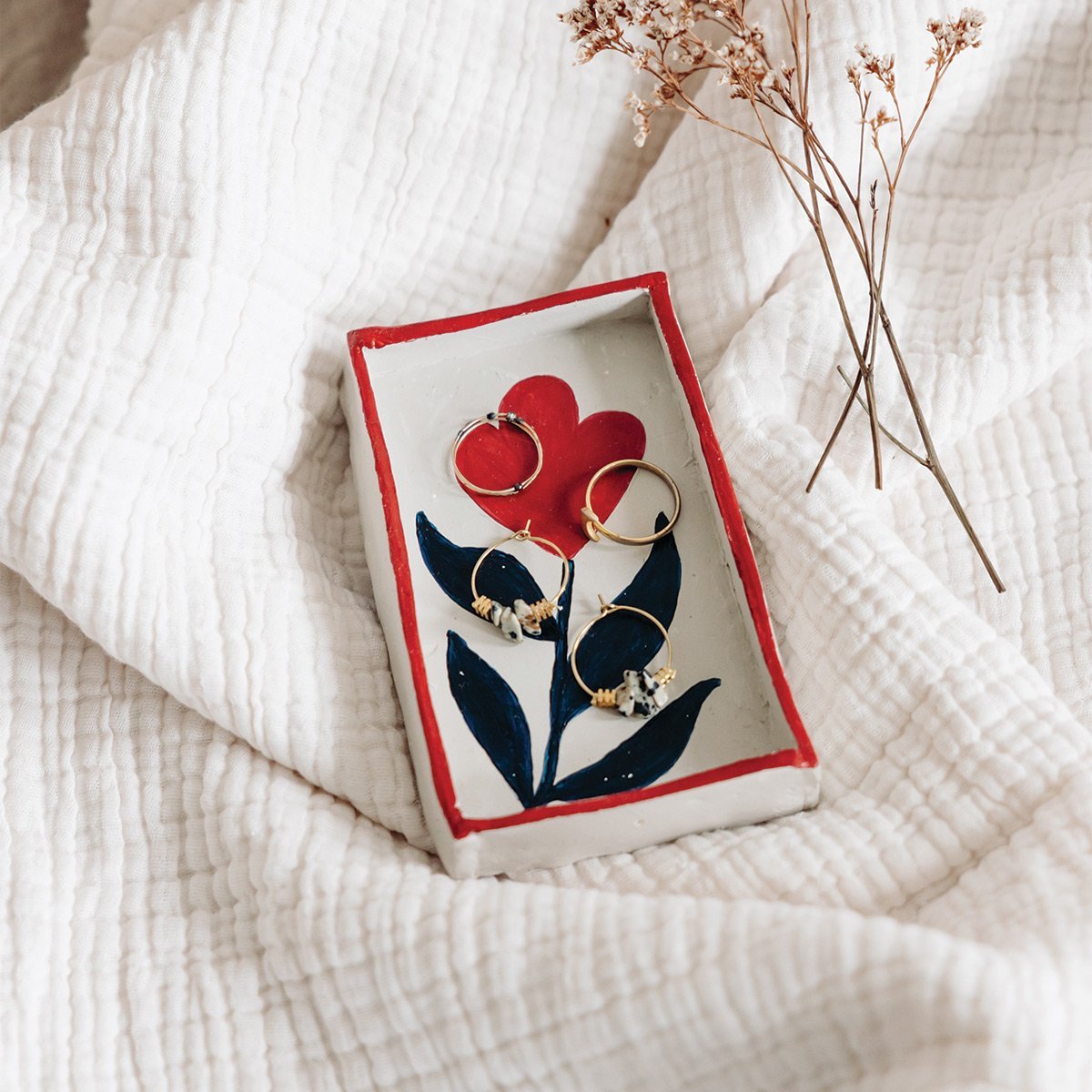 Kit poterie argile autodurcissante - Kit DIY poterie et peinture - Poterie maison - Activité manuelle et déco créative