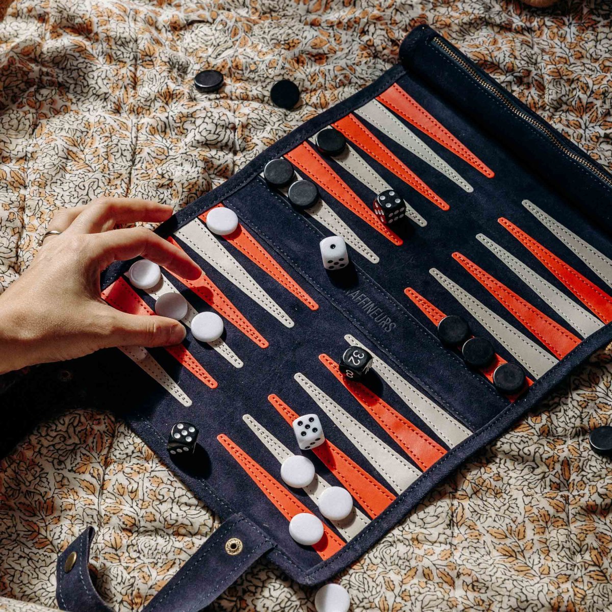 Jeu de backgammon de voyage - Les Raffineurs