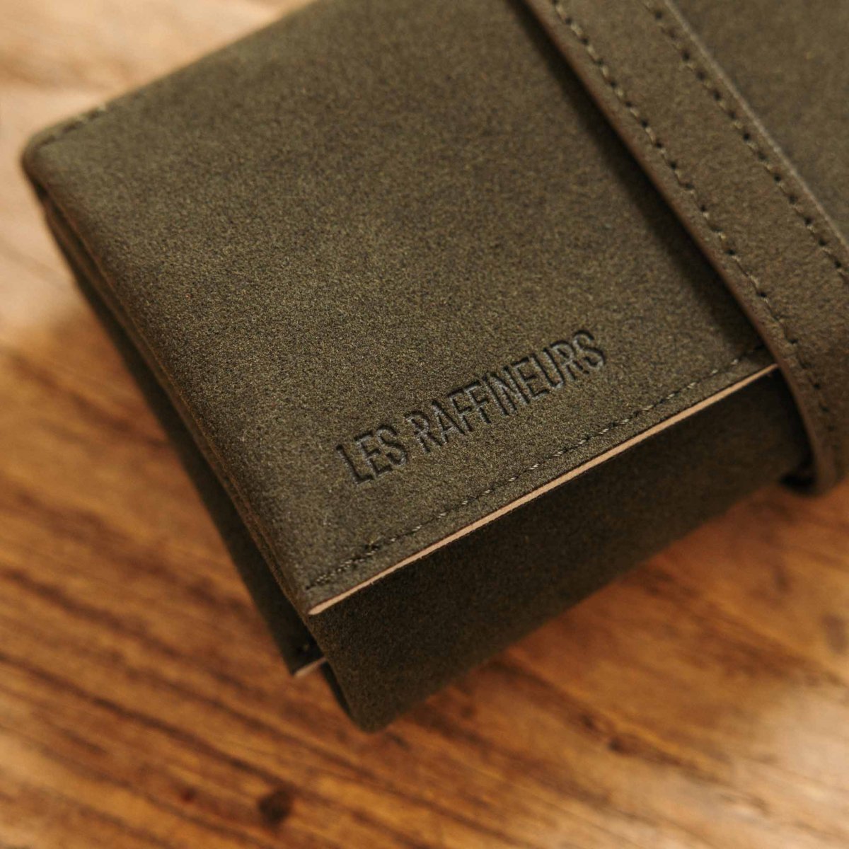 Marmotte à montres - Étui en en velours suédé - 5 compartiments - Transport et protection pratique