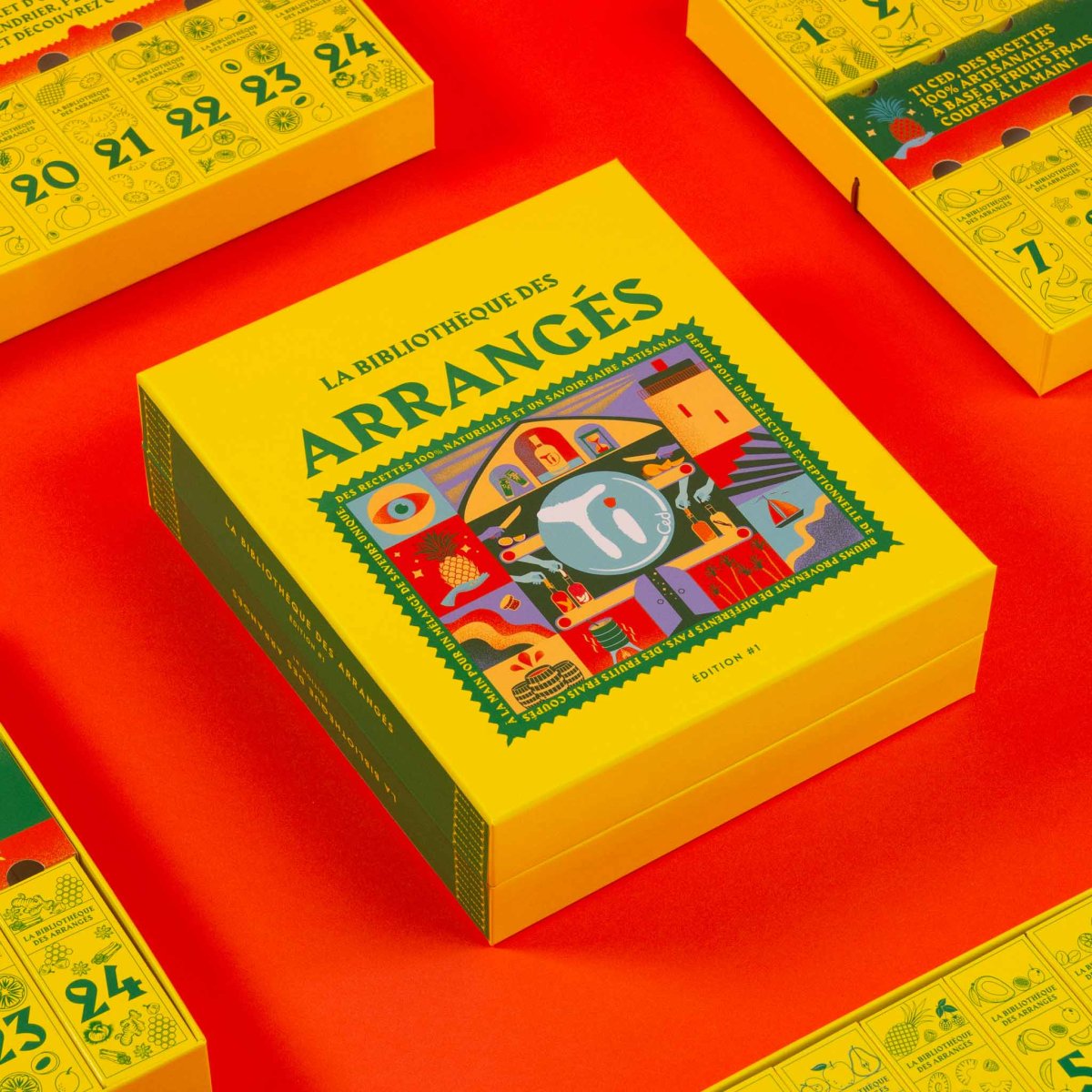 Calendrier de l’Avent rhum arrangé - Coffret 24 mignonettes - Idée cadeau Noël original pour amateurs de rhum