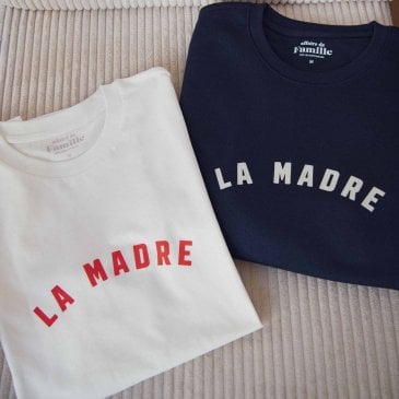 tshirt coton bio blanc détail texture (image 2)