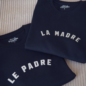 Sweat la madre bleu marine cadeau fête des mères Image 43079