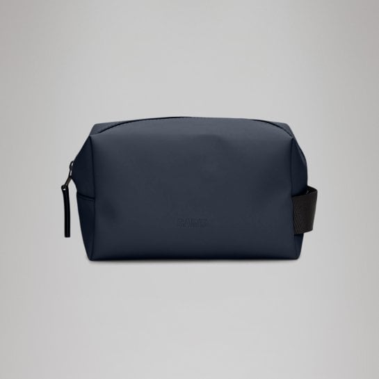 Trousse de toilette Rains – Étanche & compacte, fermeture zippée, tissu PU imperméable – Design danois minimaliste