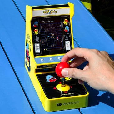 Mini jeu arcade Pac-Man avec joystick rétro portable