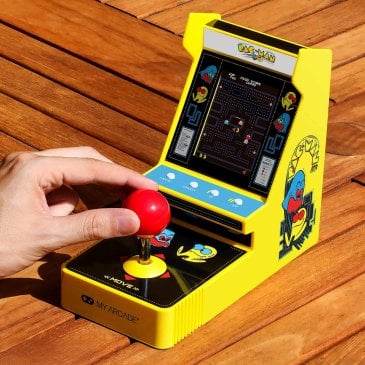 Mini jeu arcade Pac-Man avec joystick rétro portable (image 2)