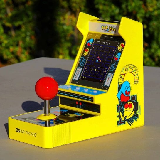 Mini jeu arcade Pac-Man – Console rétro joystick portable - Idée cadeau amateur jeux vidéos rétro vintage