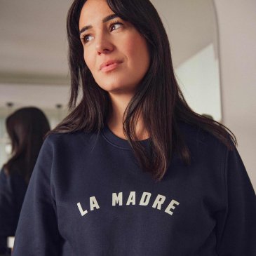 Sweat la madre bleu marine cadeau fête des mères (image 2)