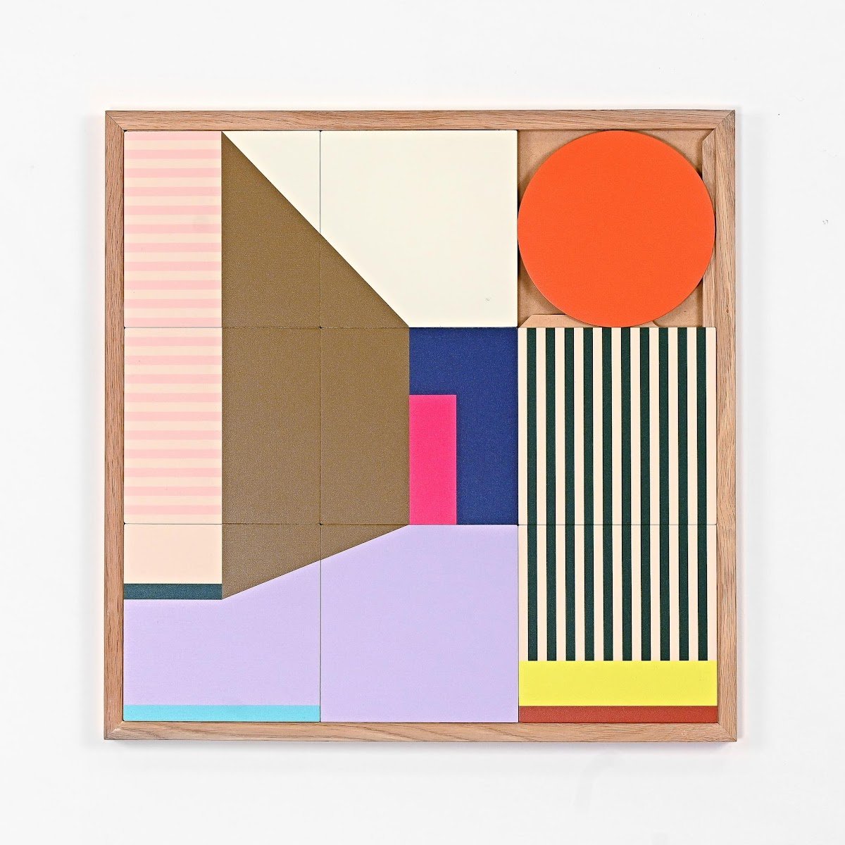 Tableau décoratif mural en bois – Œuvre design sculptée - Idée cadeau décoration intérieure unique