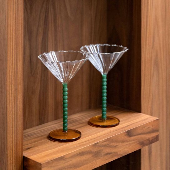 Coupes à champagne originales – Verres colorés design - Art de la table et Idée déco table de Noël