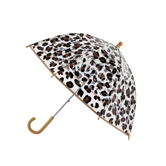 Parapluie cloche transparent Anatole – Parapluie enfant design avec motifs - Equipement de pluie pour enfant