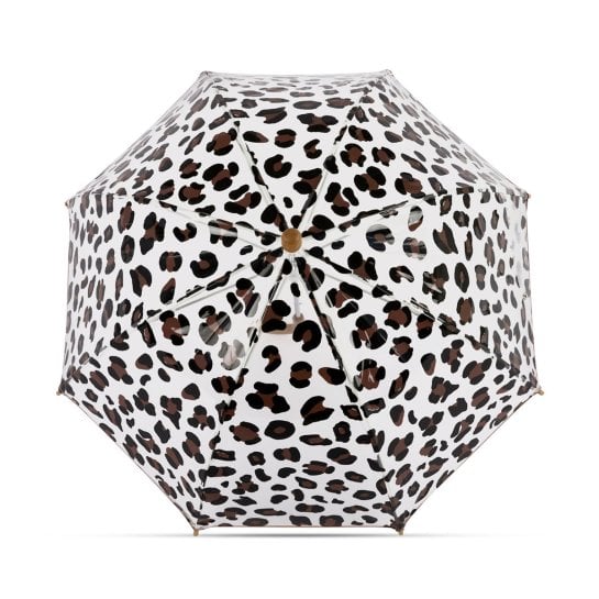 Parapluie enfant transparent motif léopard